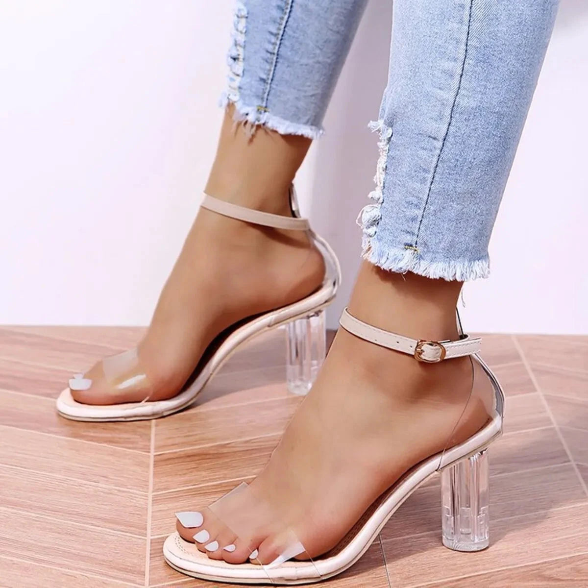 Block Heel Ankle Strap Sandals Coco’s Tee Boutique