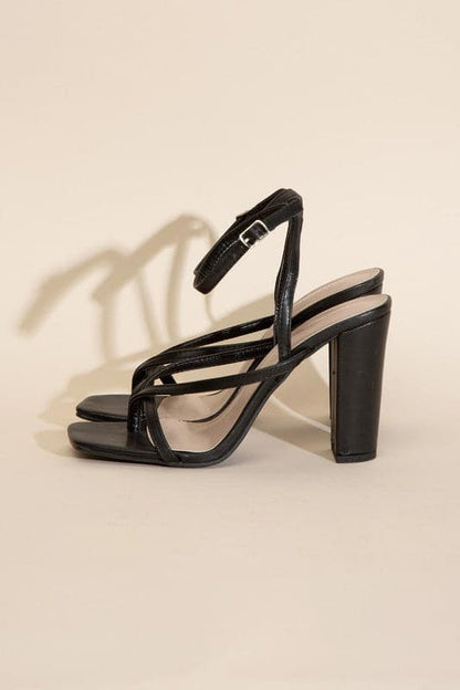 NILE-5 Thong Strappy Heels.