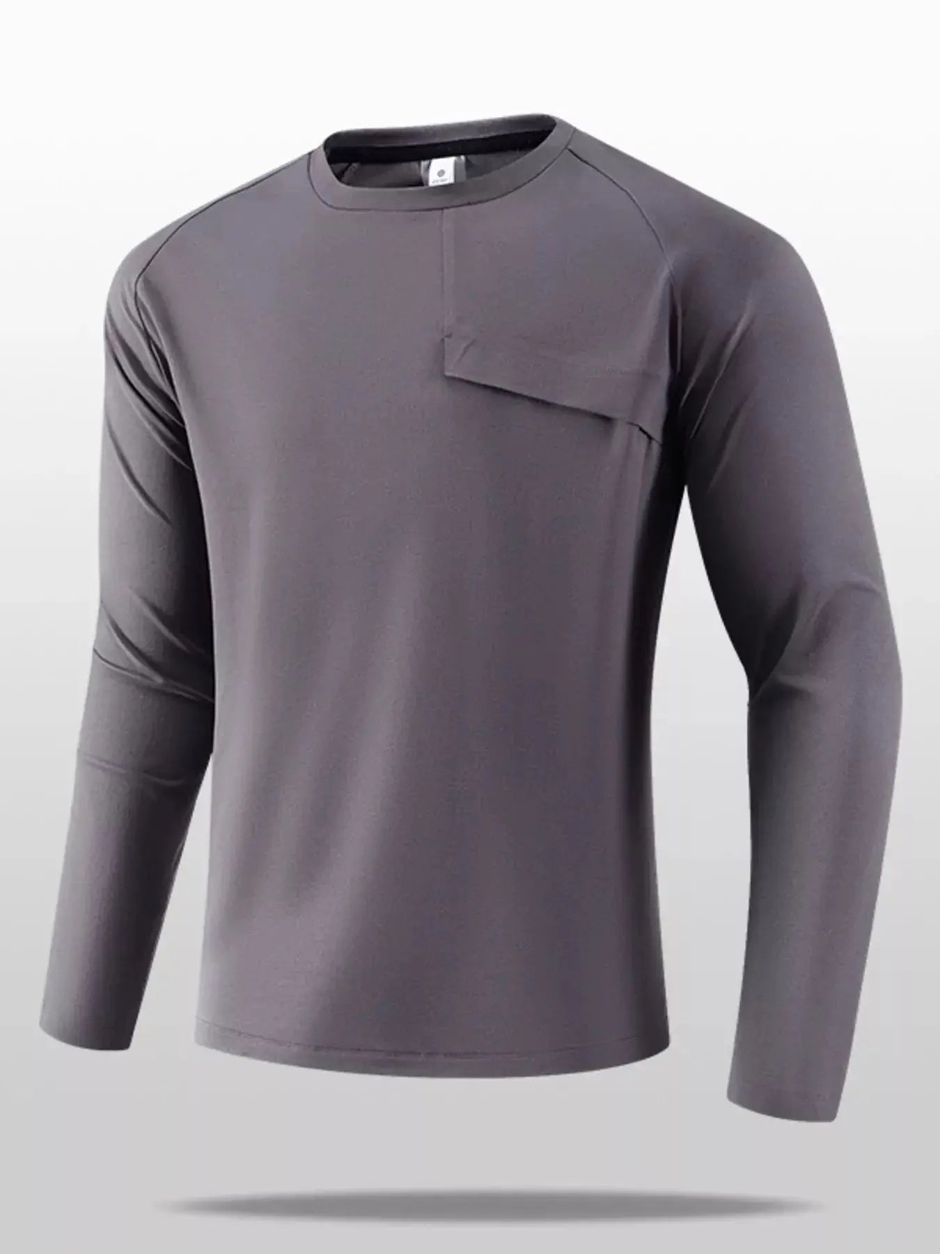 Men's Plus Size Long Sleeve T-Shirt with Pocket Simply Love