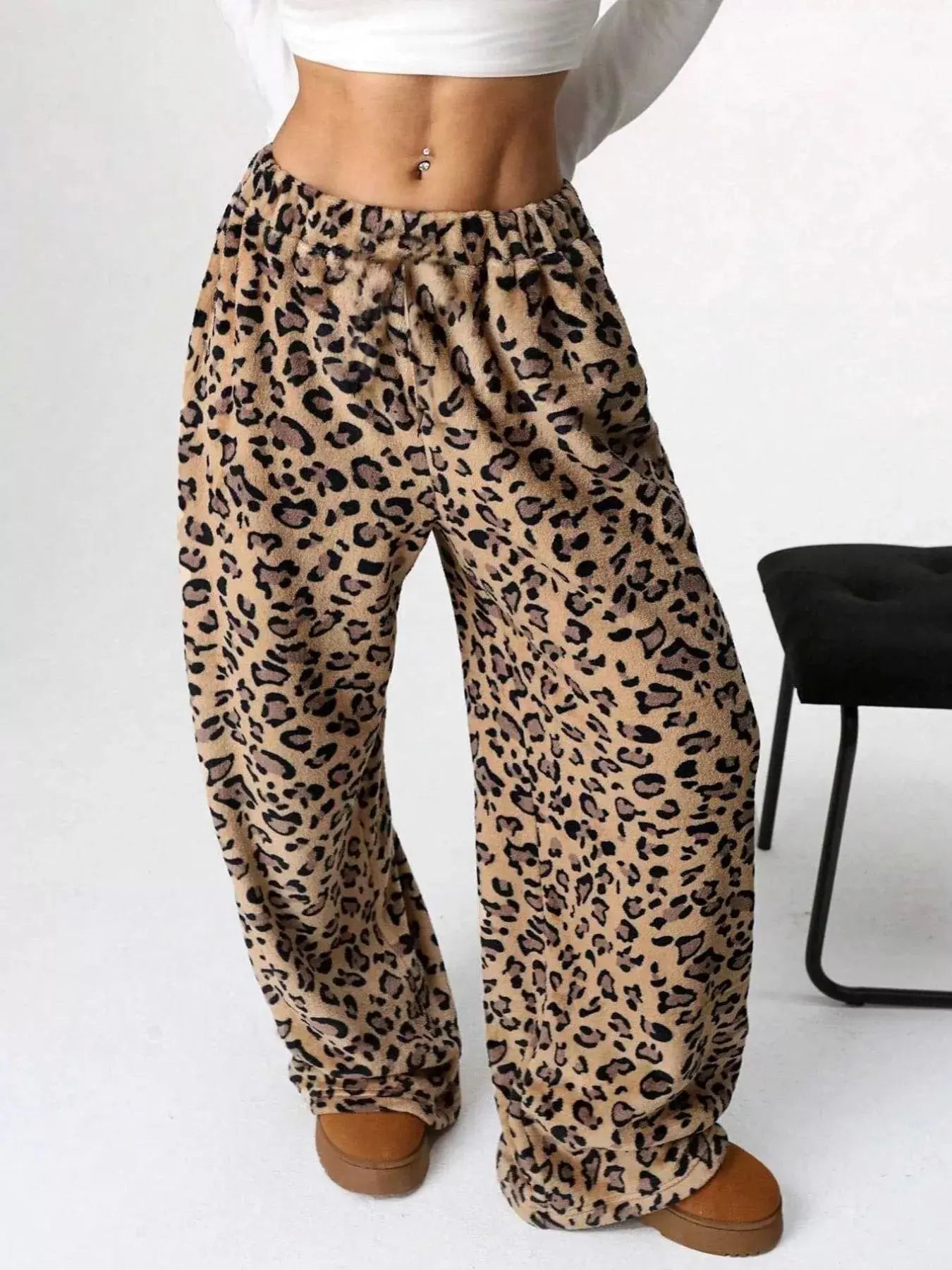 Drawstring Wide Leg Pants Simply Love