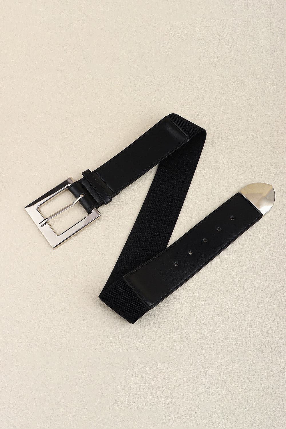 Zinc Alloy Buckle PU Leather Belt.