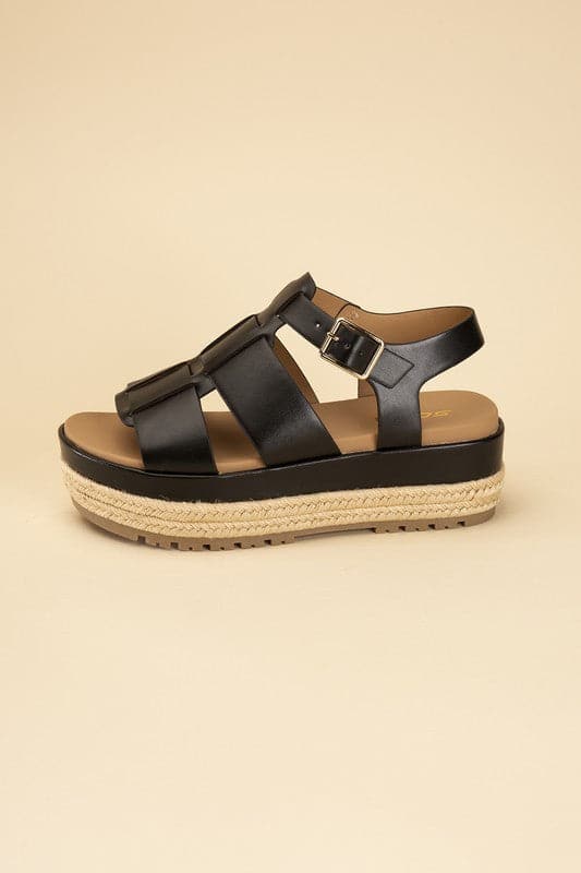 MCLEAN-S Espadrille Gladiator Sandals.