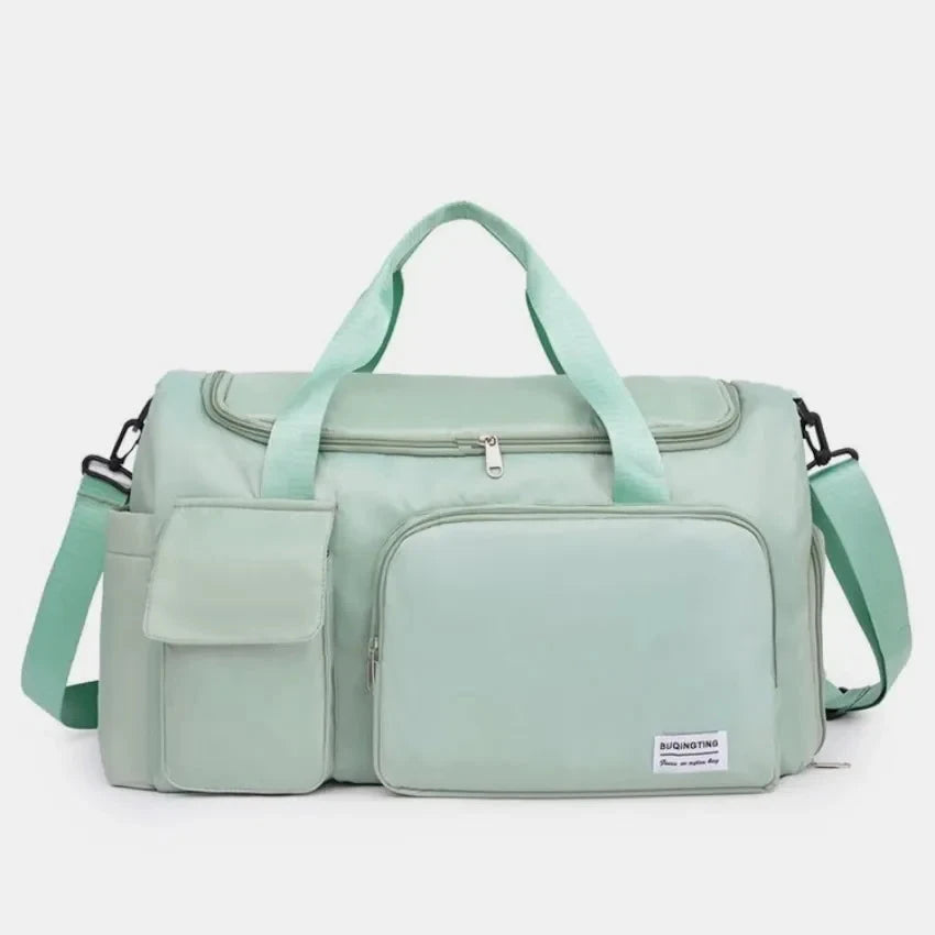 Ultimate Oxford Travel Duffel – Multi-Pocket, Shoe Compartment & Luggage Strap Coco’s Tee Boutique