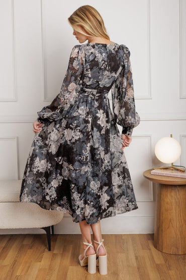 BE SOMEONE WOVEN MIDI DRESS - Love Salve