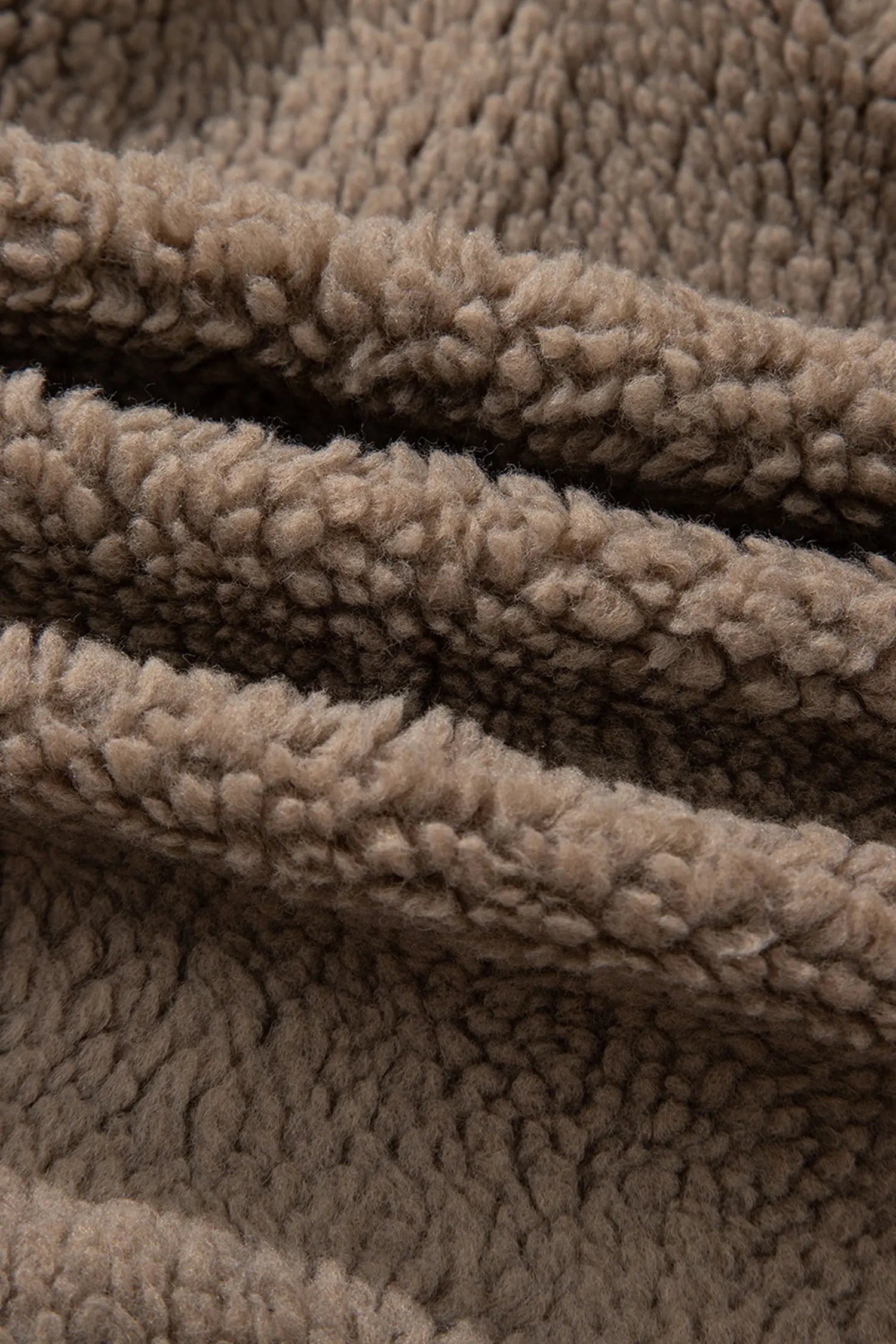 Dear-Lover Brown Leopard Sherpa Jacket Women's Winter Warm Plush-Lined Button Up Dear-Lover Dropshipping