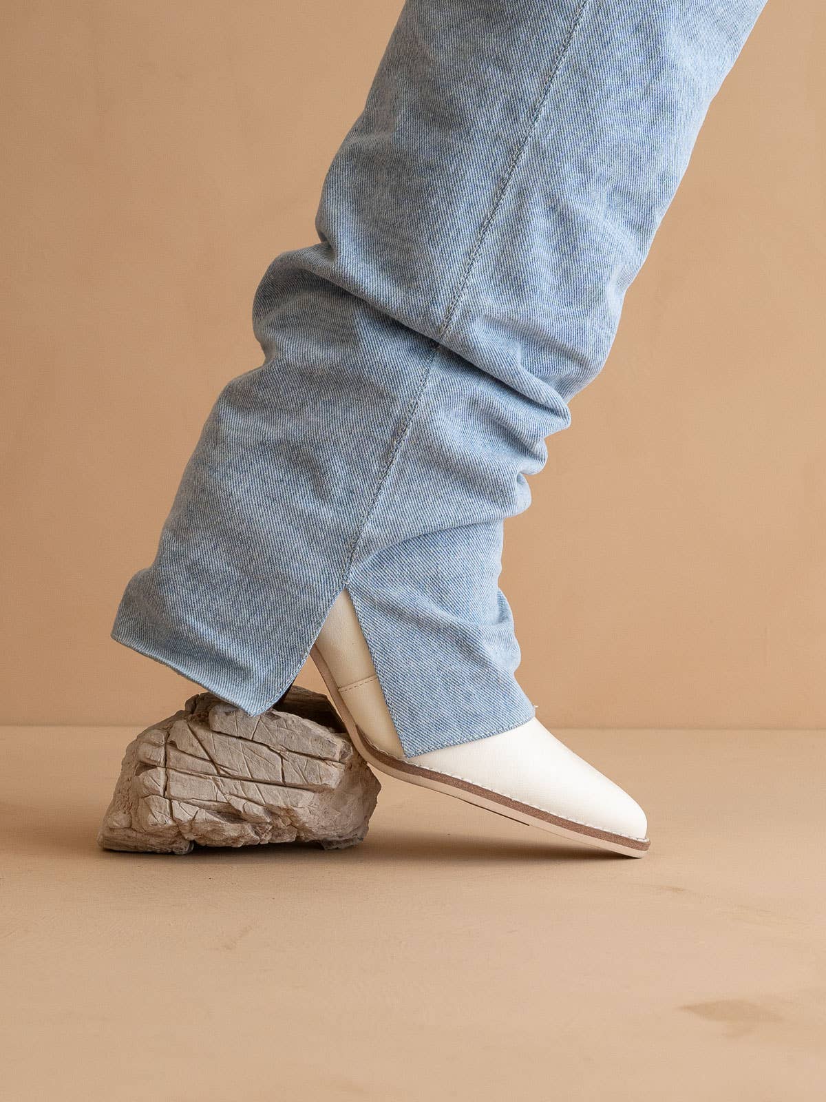 The Thea Denim | Fold Over Slit Jean Boot by Oasis Society Coco’s Tee Boutique