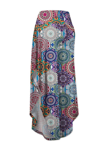 Printed Wide Leg Pants.