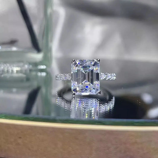 5 Carat Moissanite 925 Sterling Silver Ring Simply Love