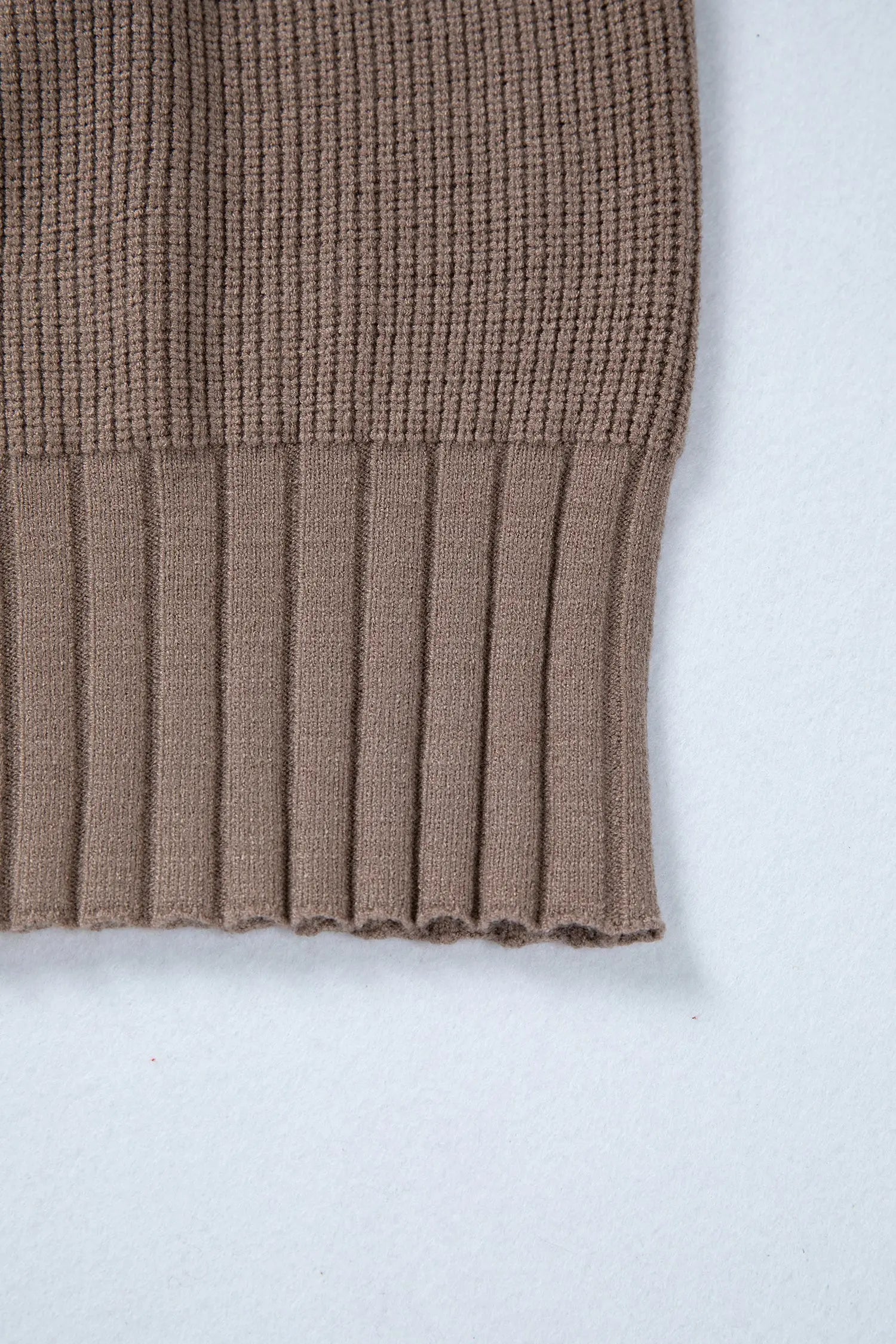 Goat Mixed Texture Knit Button V Neck Cardigan Sweater Dear-Lover Dropshipping