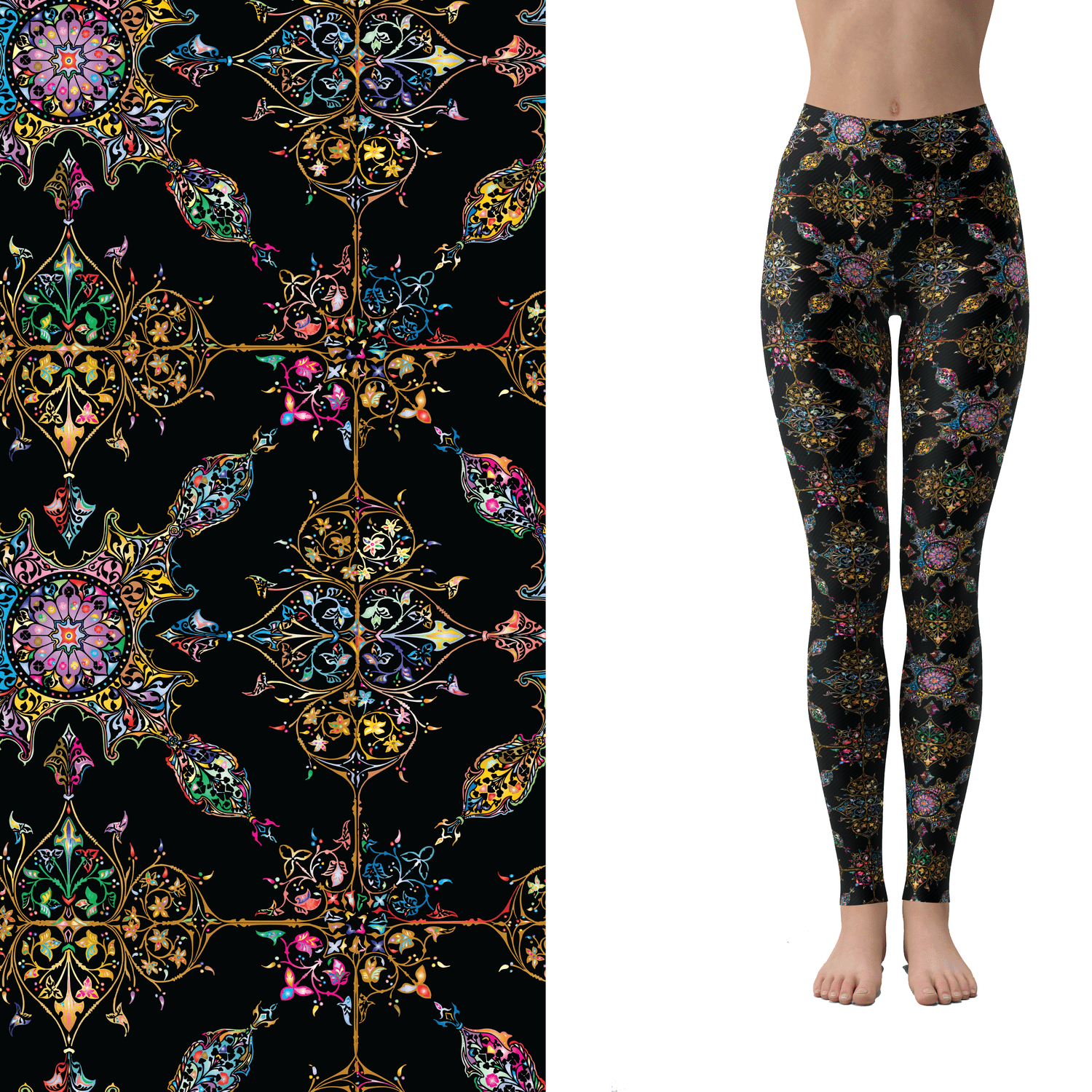 Bejeweled Full Length Leggings with Pockets MM