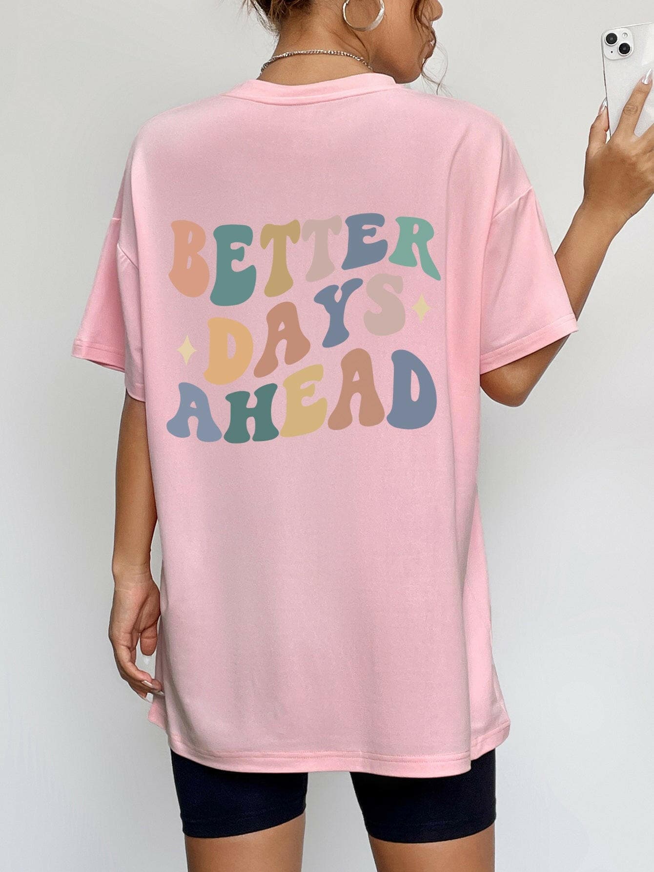 BETTER DAYS AHEAD Round Neck T-Shirt - Love Salve