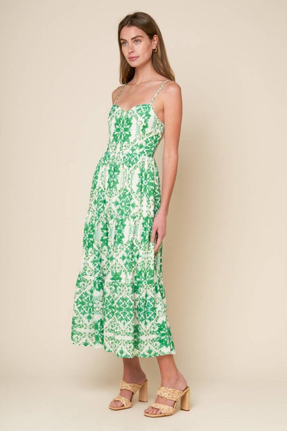 BEYOND ELEGANT WOVEN MIDI DRESS - Love Salve