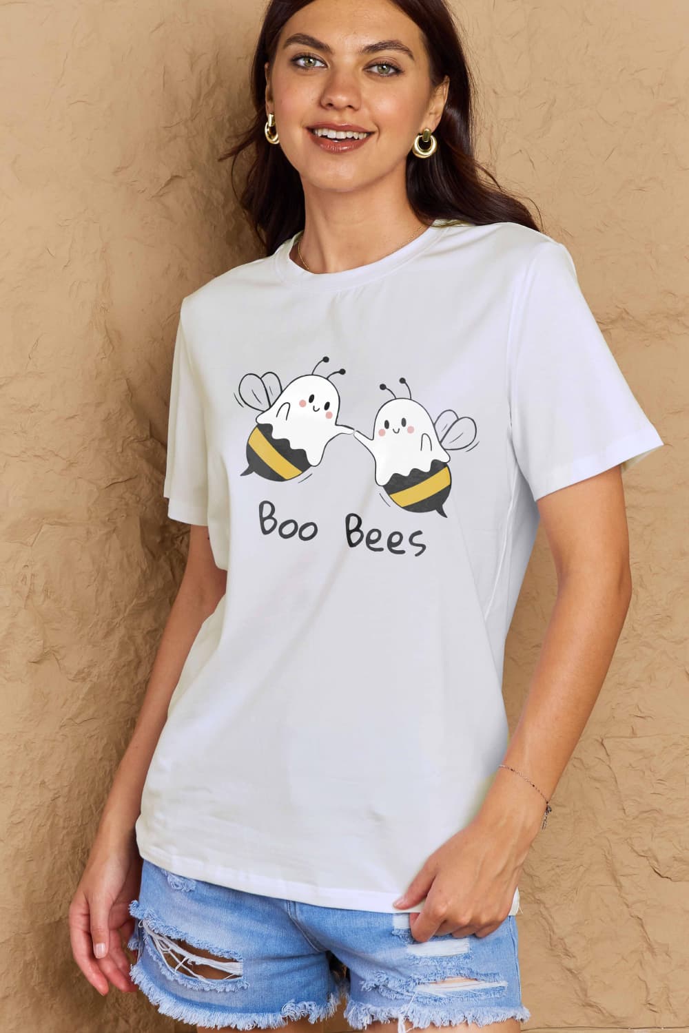 Simply Love Full Size BOO BEES Graphic Cotton T-Shirt Simply Love