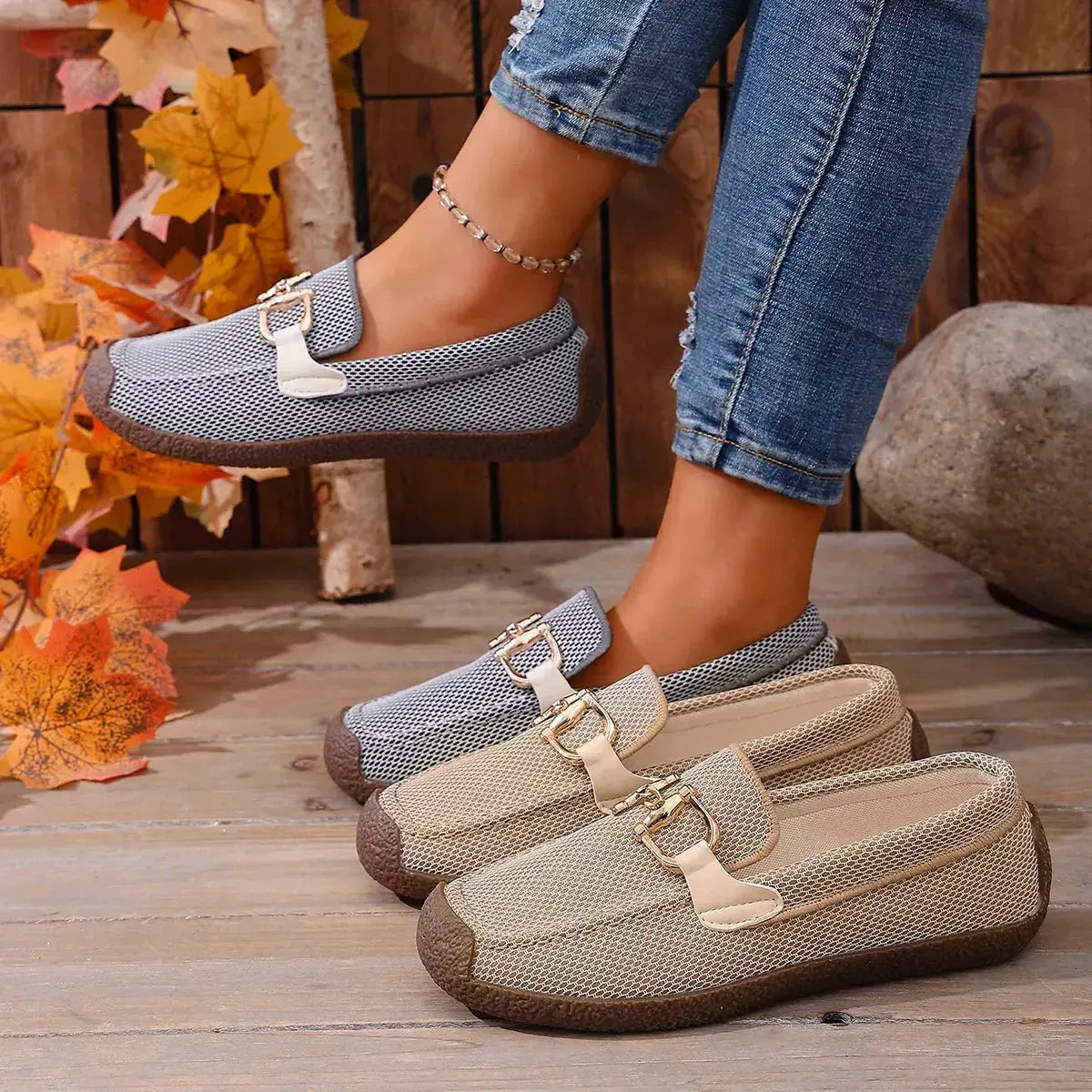 Round Toe Flat Slip-Ons Simply Love