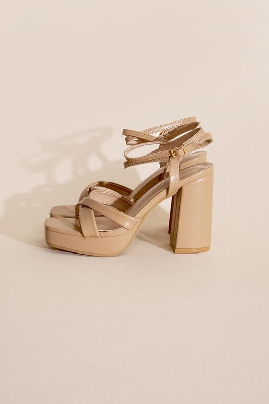 Stylish block heel sandals