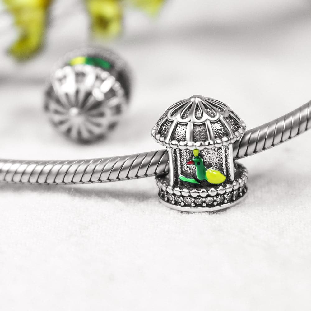 One Piece 925 Sterling Silver Bead Charm.