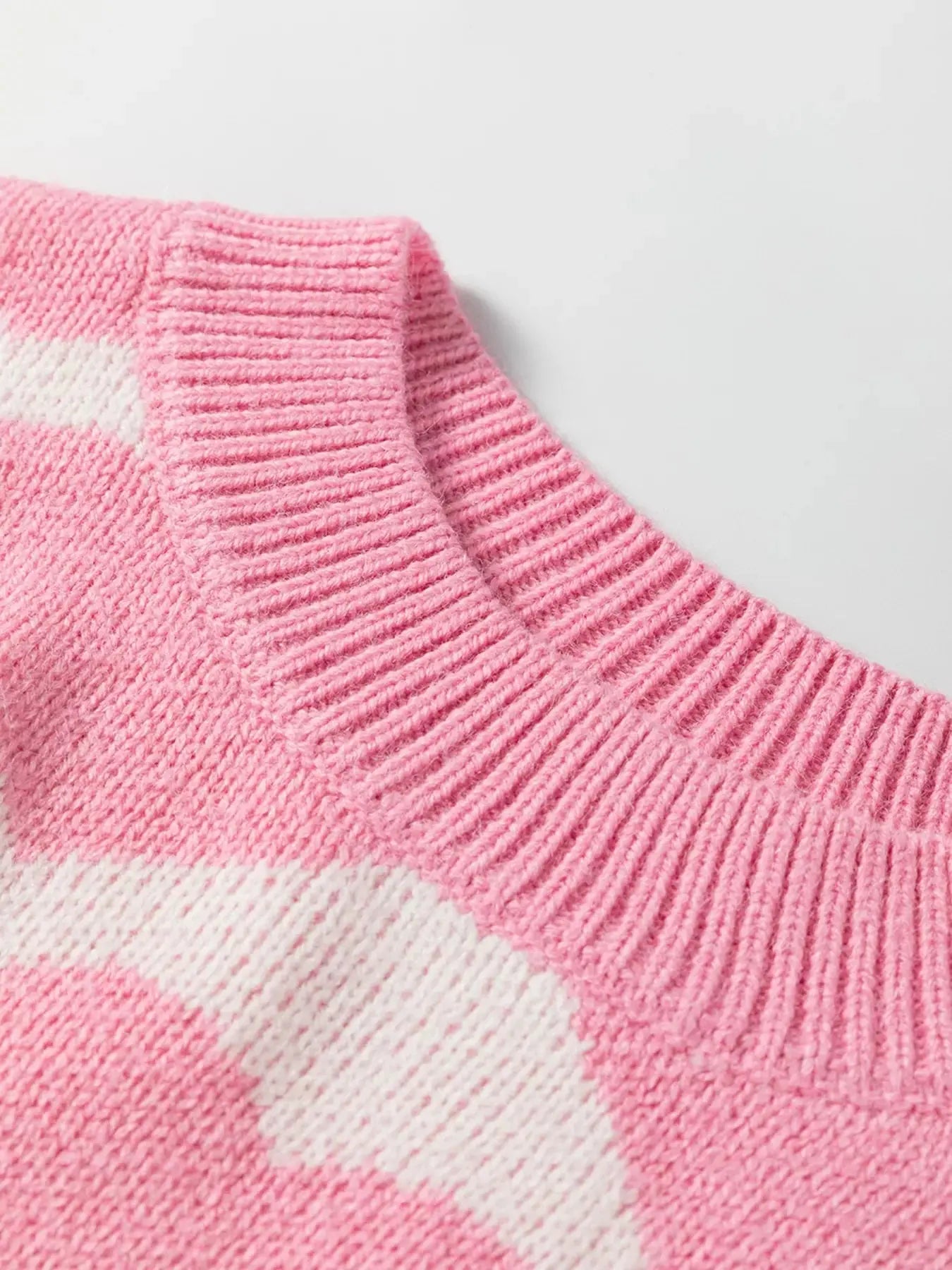 Valentine Heart Round Neck Sweater Simply Love