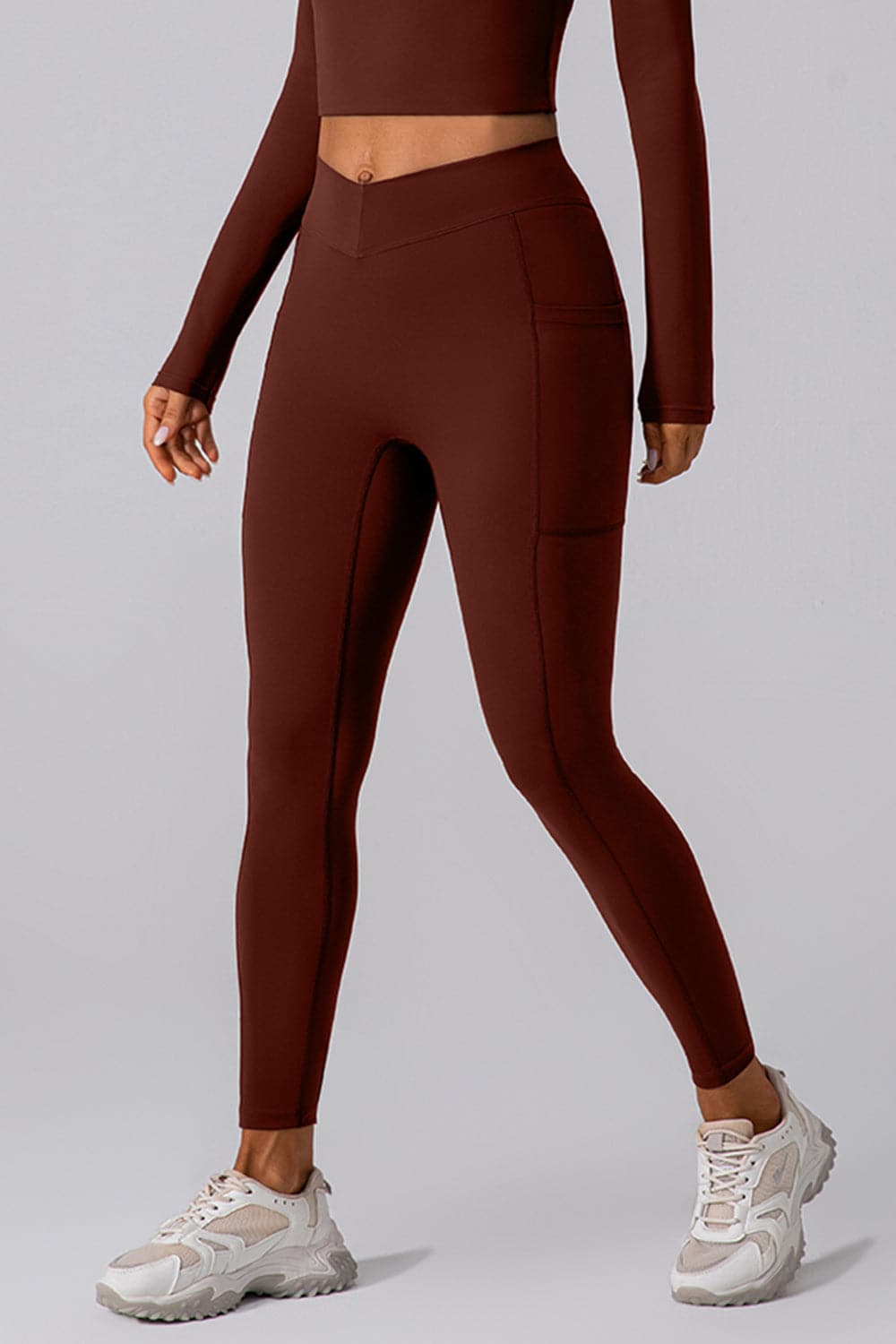 High Waist Active Leggings with Pockets.