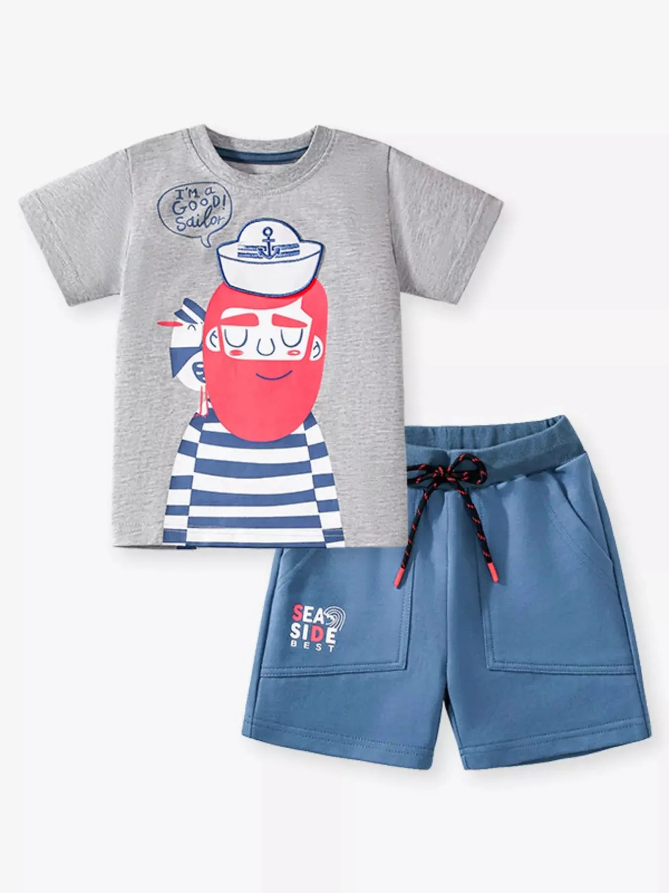 Children's Graphic Tee and Shorts Set Simply Love