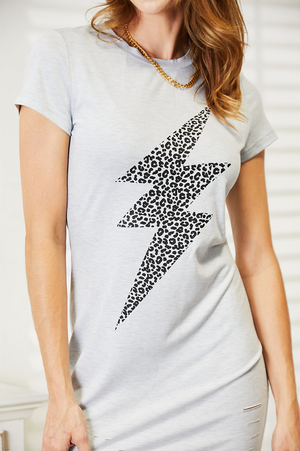 Double Take: Leopard Print Tee Dress