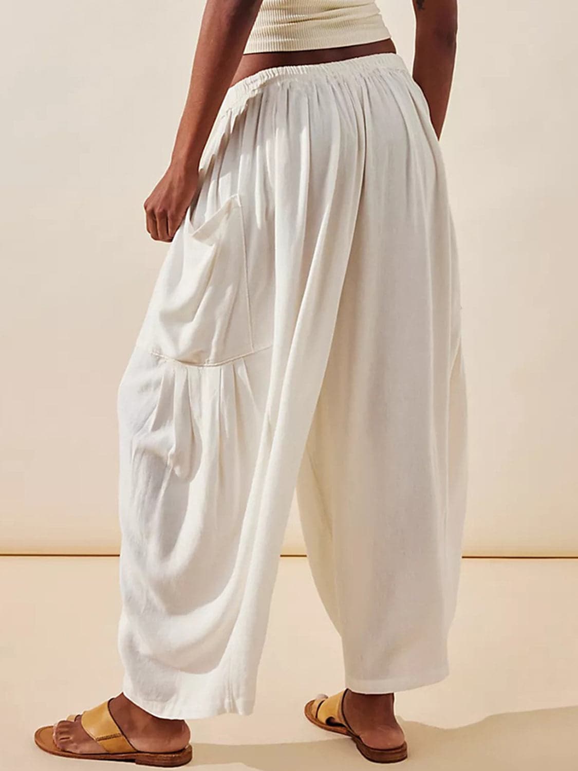 Full Size Wide Leg Pants with Pockets.