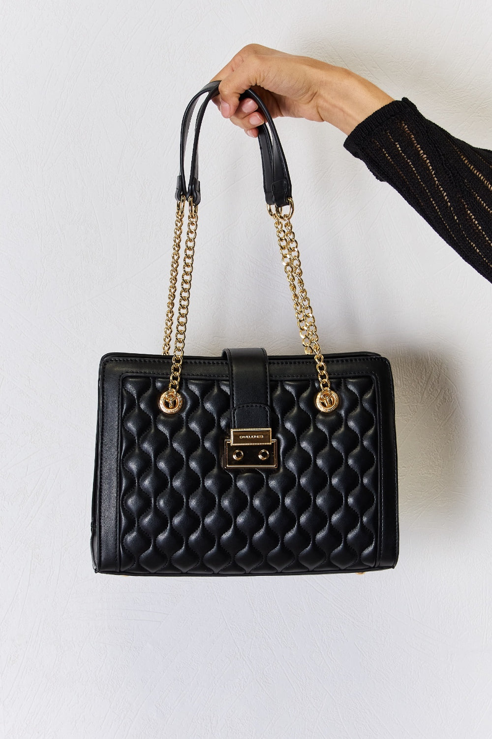 Quilted Leather Handbag Coco’s Tee Boutique