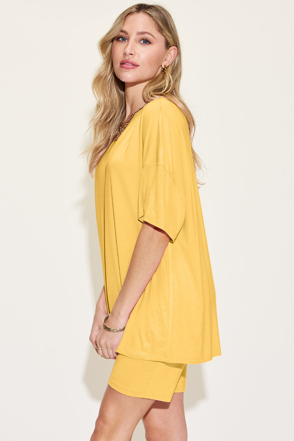 ShopBasicbae: Bamboo V-Neck Set
