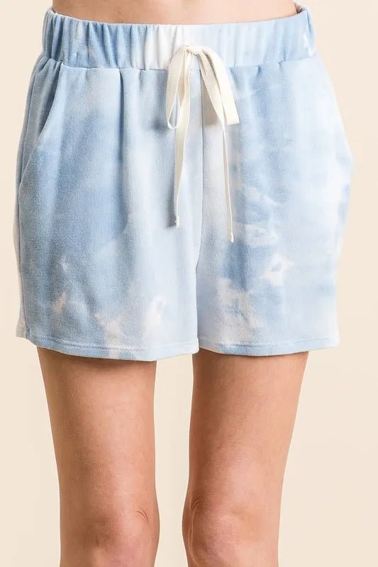BiBi Tie Dye French Terry Hoodie Top and Bottom Set - Love Salve