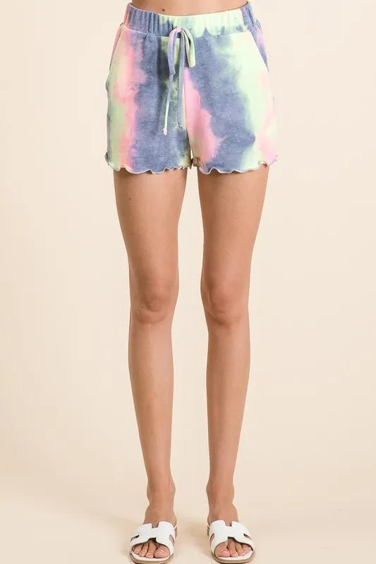 BiBi Tie Dye French Terry Top and Shorts Set - Love Salve