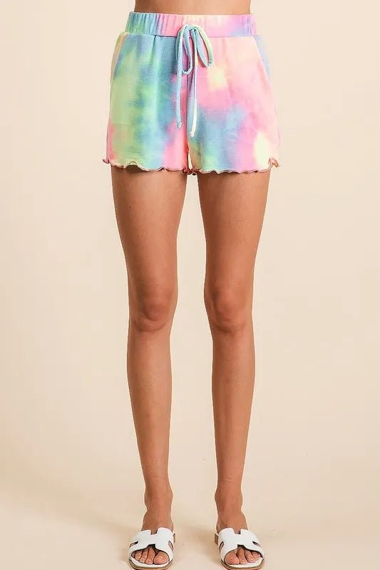 BiBi Tie Dye French Terry Top and Shorts Set - Love Salve