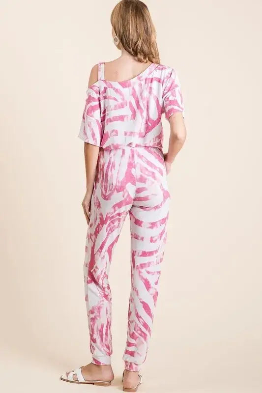 BiBi Zebra Print French Terry Top and Pants Set - Love Salve