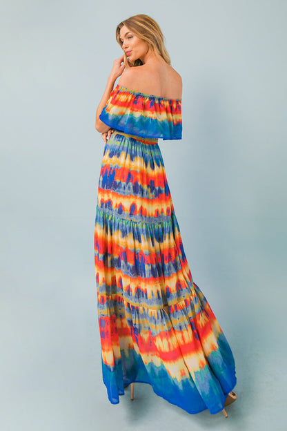 WAY TOO DARLING WOVEN MAXI DRESS