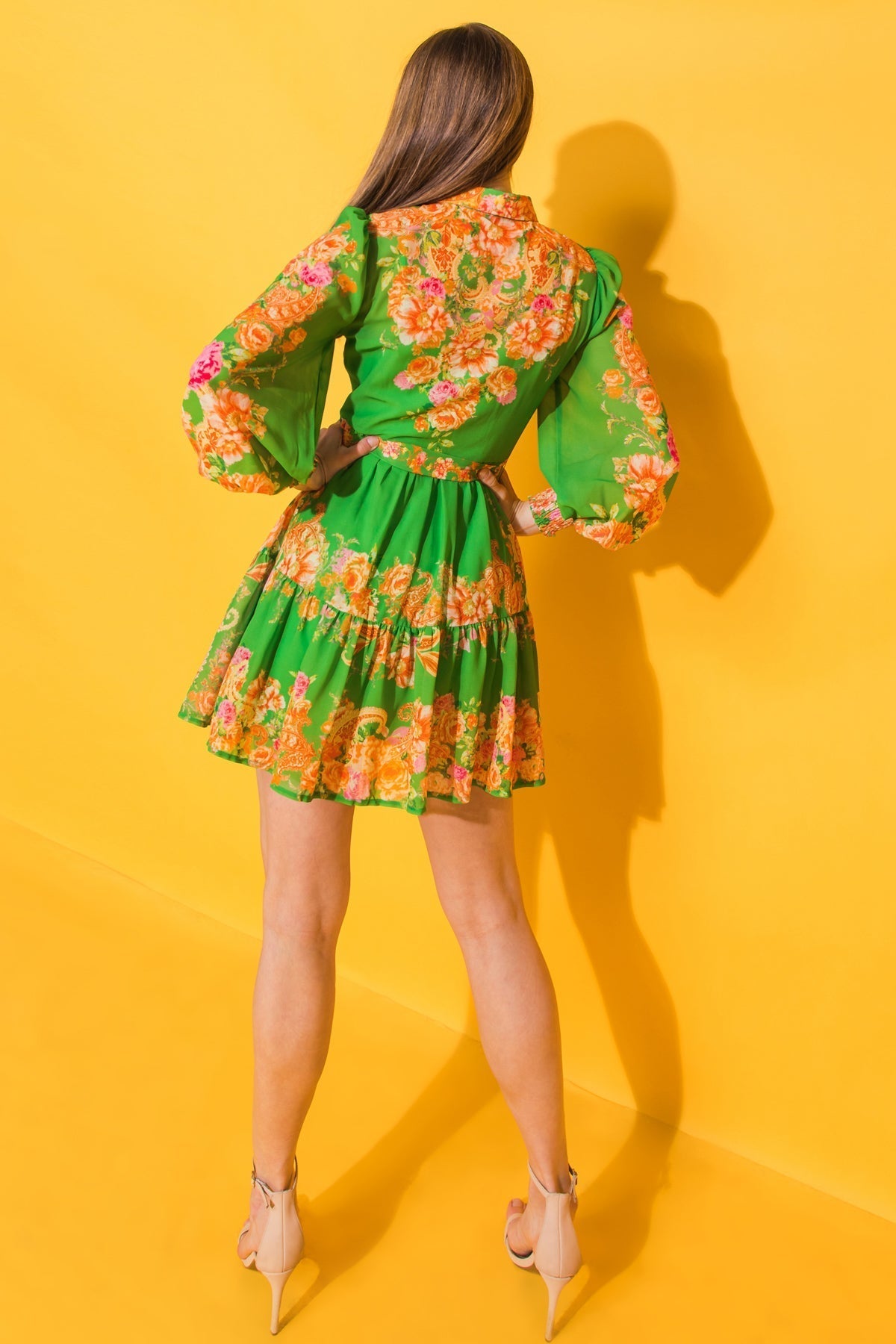 FURTHERST THING WOVEN MINI DRESS Flying Tomato