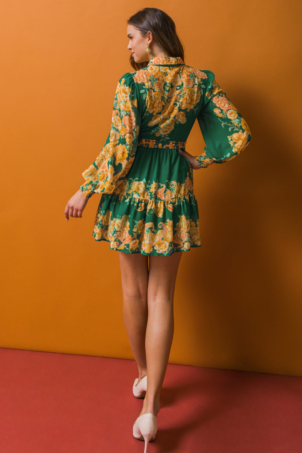 FURTHERST THING WOVEN MINI DRESS Flying Tomato