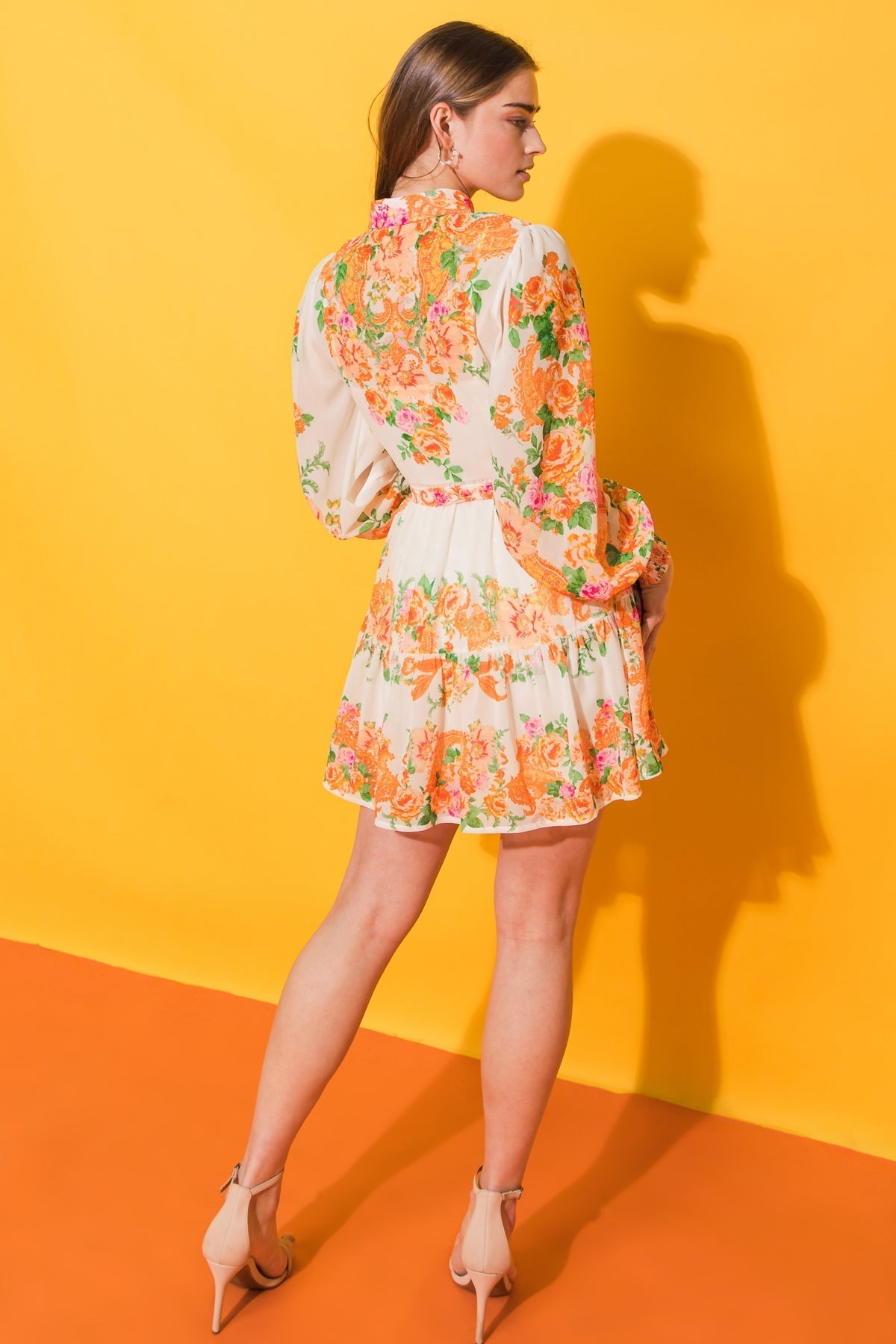 FURTHERST THING WOVEN MINI DRESS Flying Tomato