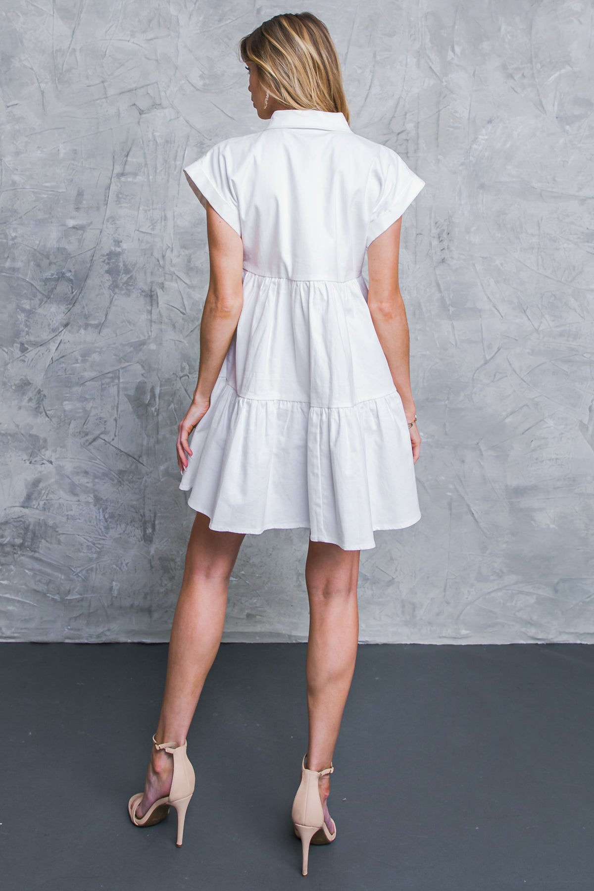 COMMON GROUND TWILL MINI DRESS Flying Tomato