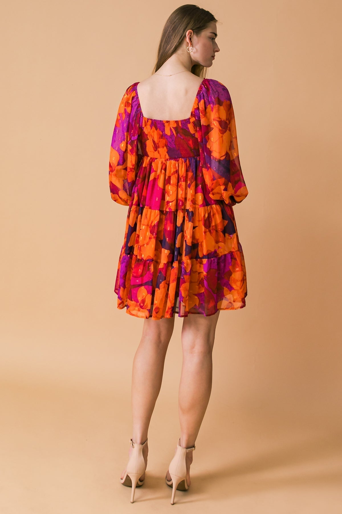 GOOD FLOWS TO ME WOVEN MINI DRESS Flying Tomato