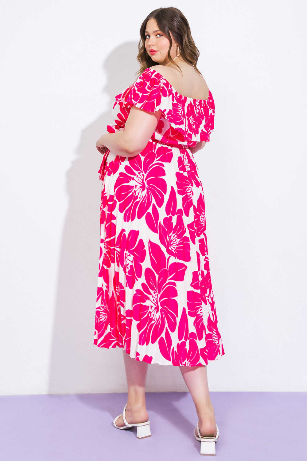 LOVE SCRIPT WOVEN MIDI DRESS Flying Tomato