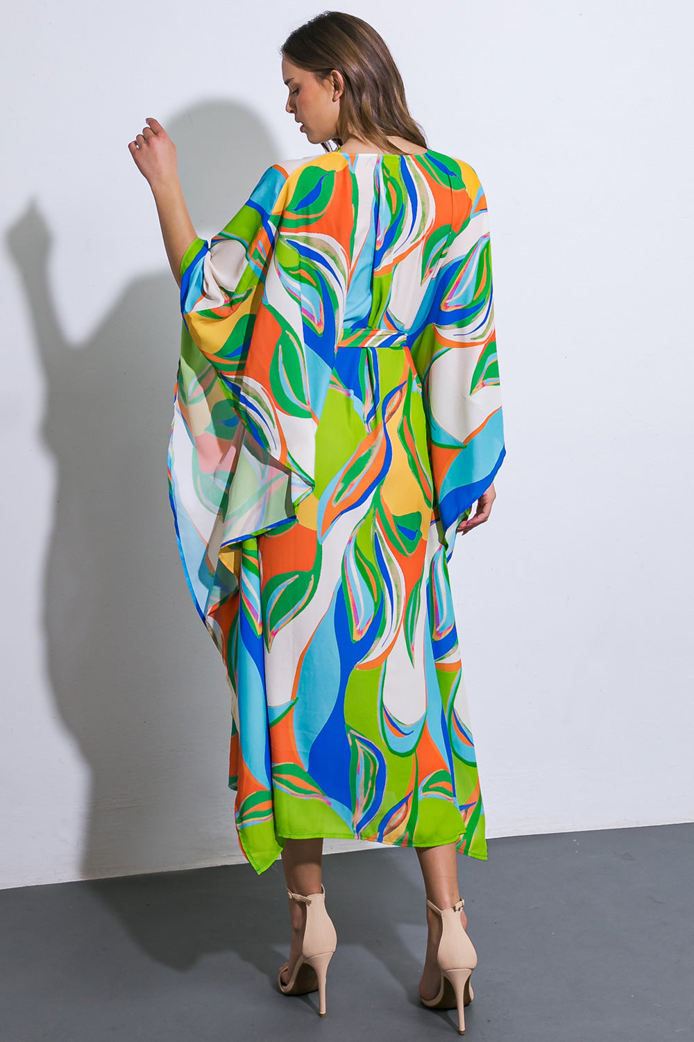 A BEAUTIFUL SIGHT WOVEN KAFTAN DRESS Flying Tomato