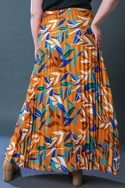 FEELS LIKE FALL WOVEN MAXI SKIRT