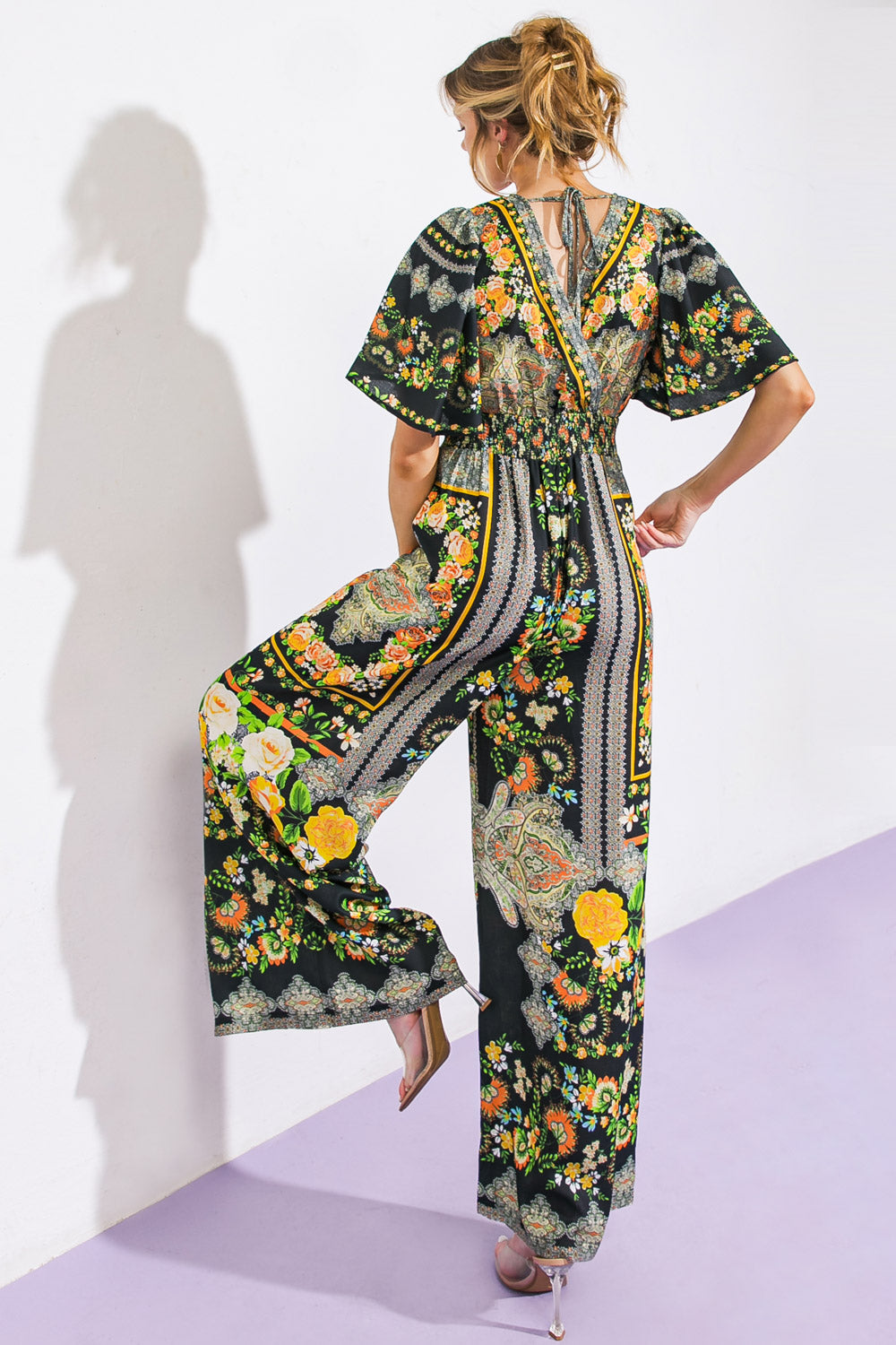 COASTAL BREEZE WOVEN JUMPSUIT Flying Tomato