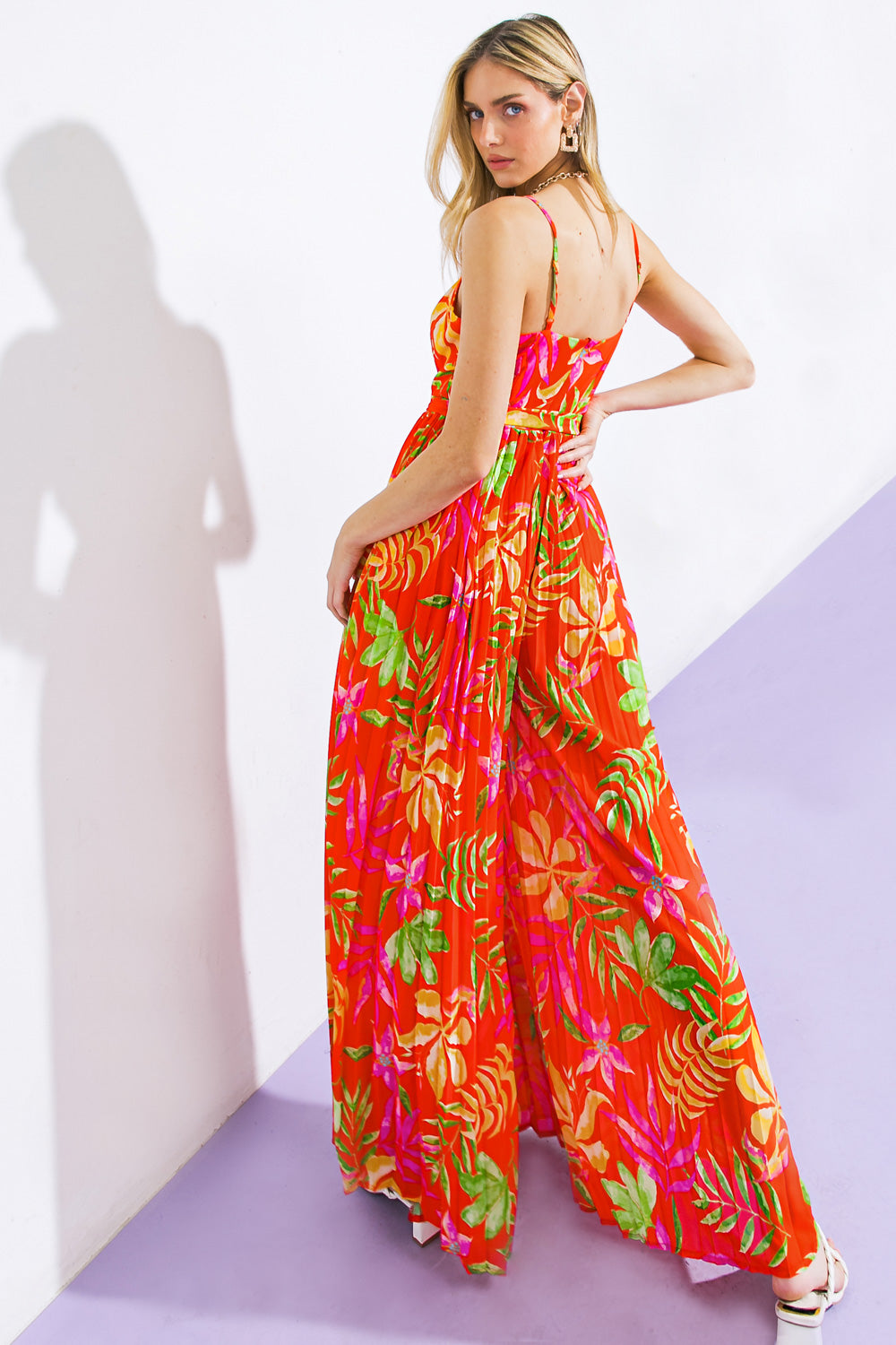 BLOSSOMING WITH JOY WOVEN JUMPSUIT Flying Tomato