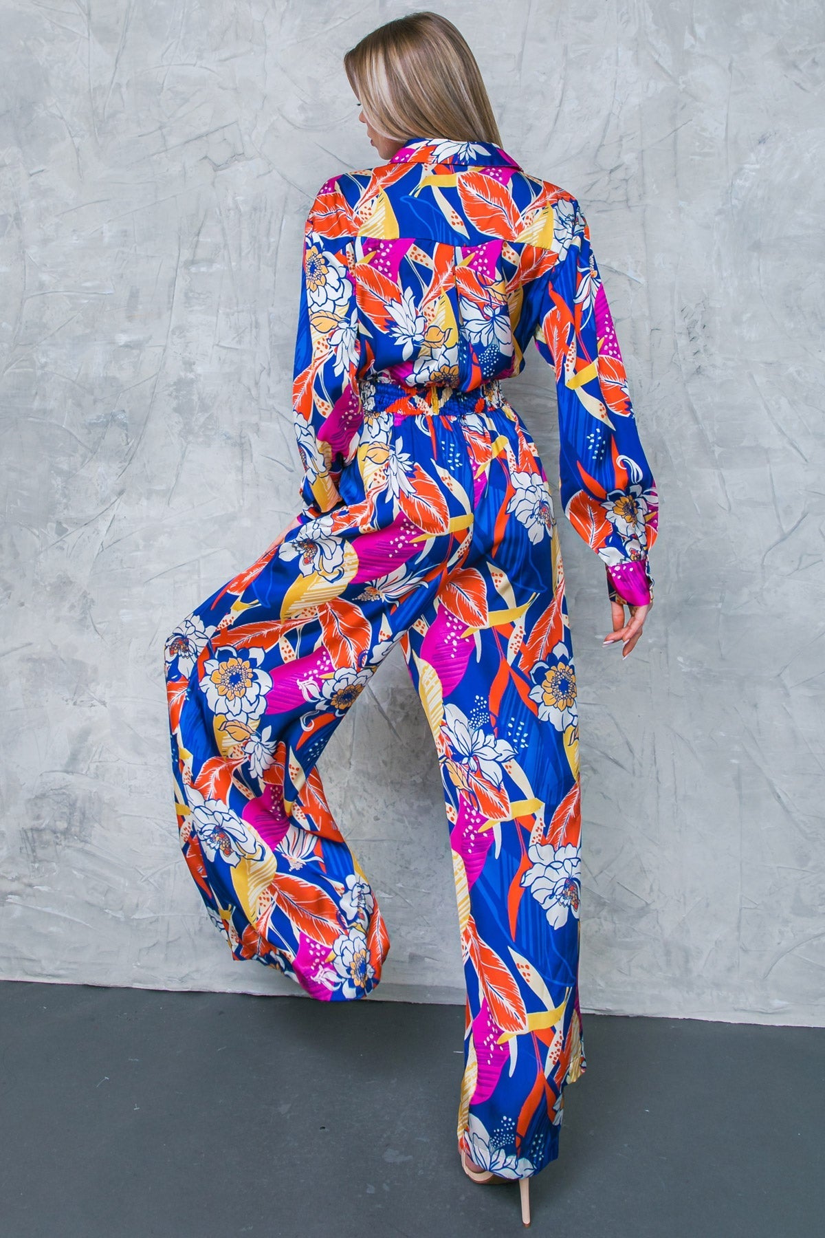 BLOOMING HOPE WOVEN JUMPSUIT