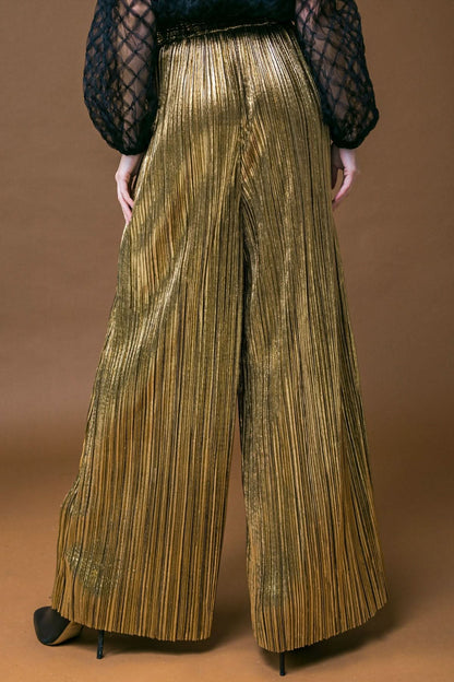 Woven Wide-Leg Comfort Pants