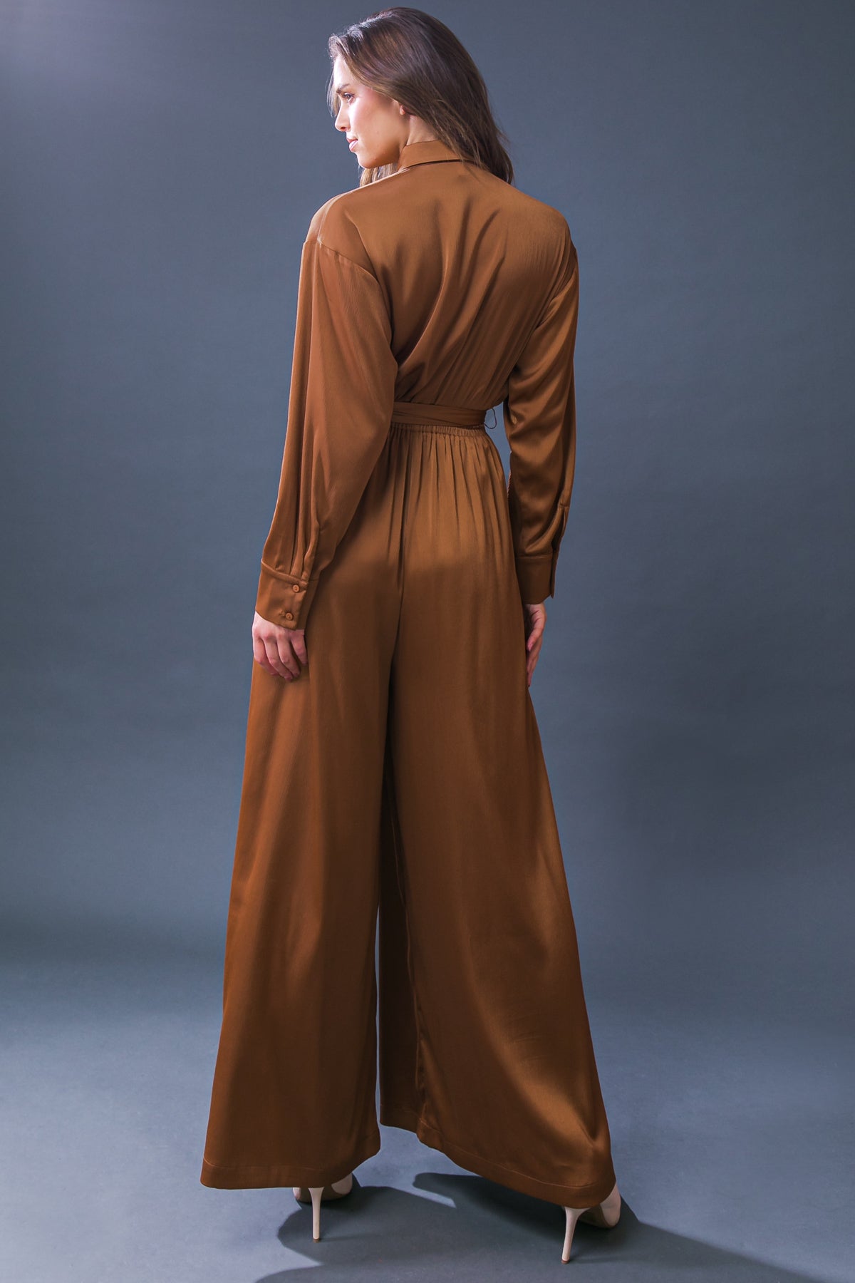 SIMPLY TRENDY WOVEN JUMPSUIT Flying Tomato