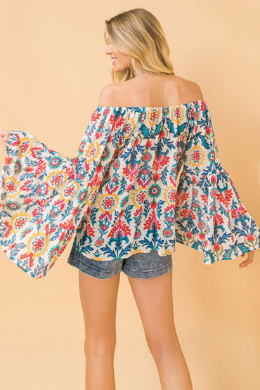 SUMMER ESCAPE SHIFT BLOUSE