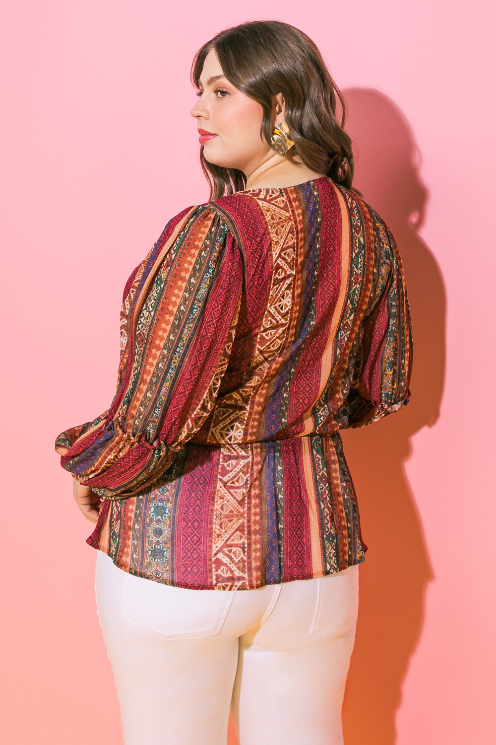 THRILLED FOR THIS WOVEN TOP Flying Tomato