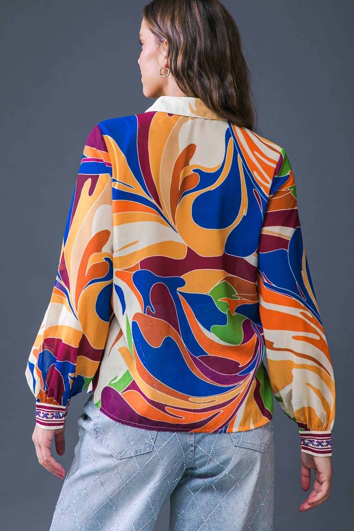 HUMMING BIRD WISHES WOVEN TOP Flying Tomato