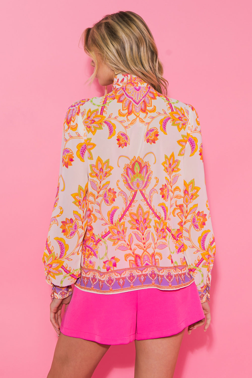 BLOOMING WITH BLISS WOVEN TOP Flying Tomato