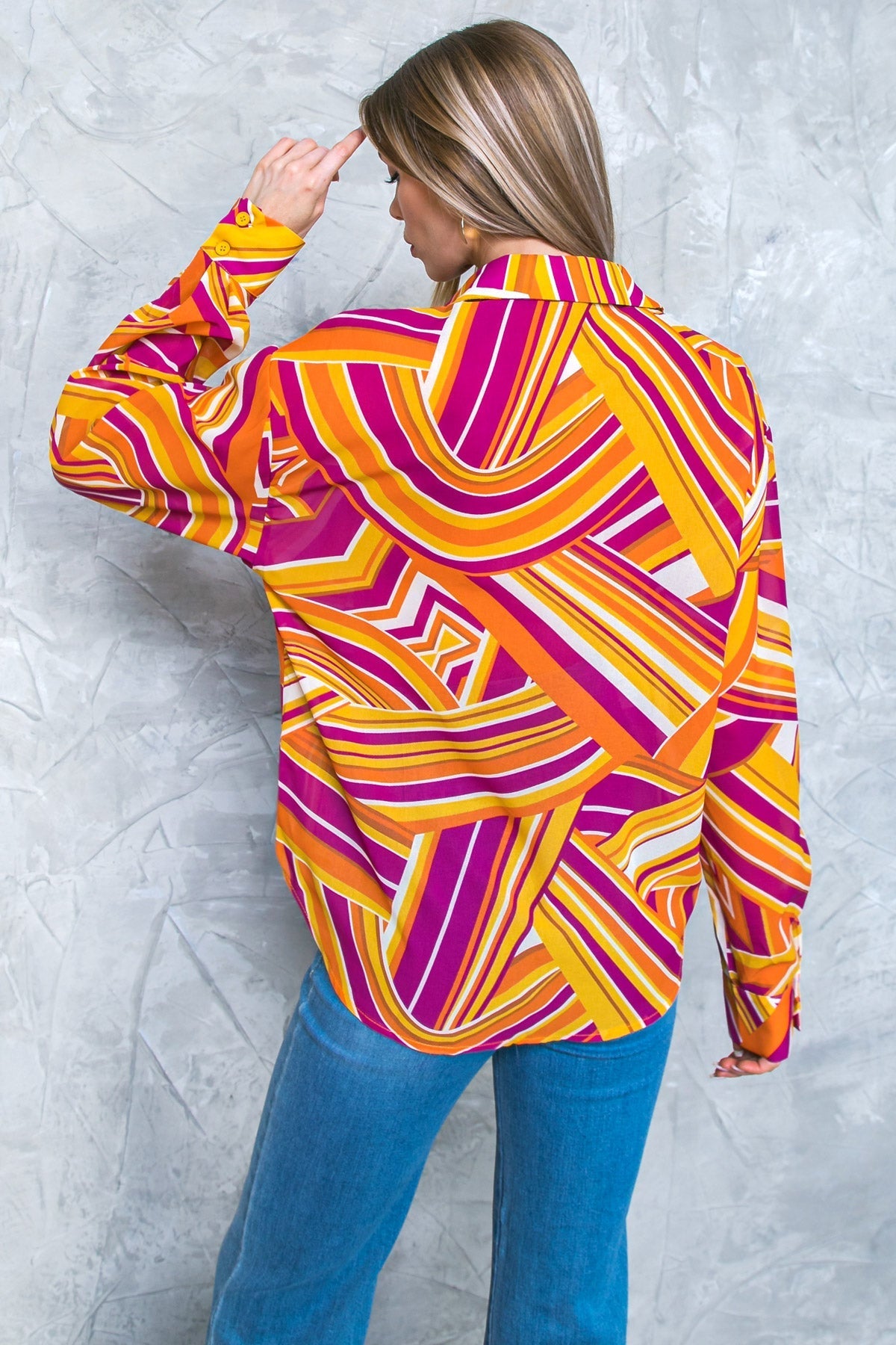 LIVELY CHAM WOVEN TOP Flying Tomato